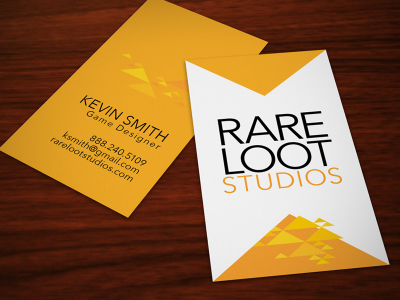 Rare Loot Studios Business Cards